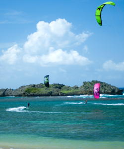 Kitesurfing-on-Playa-Long-Beach-in-Puerto-Plata